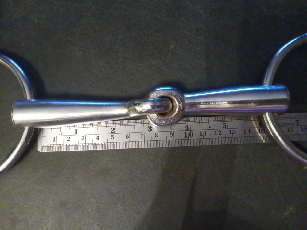 New Loose Ring Snaffle Bit 5 3/4 In mouth