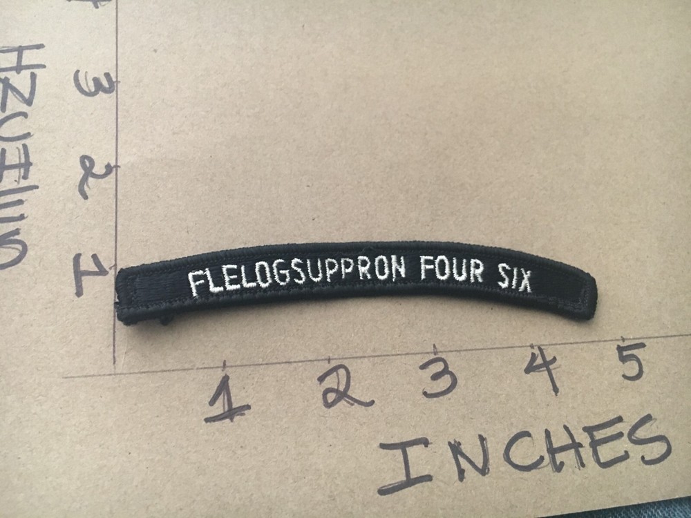 US NAVY SHOULDER STRIP TAB rocker Patch Flelogsuppron Four Six