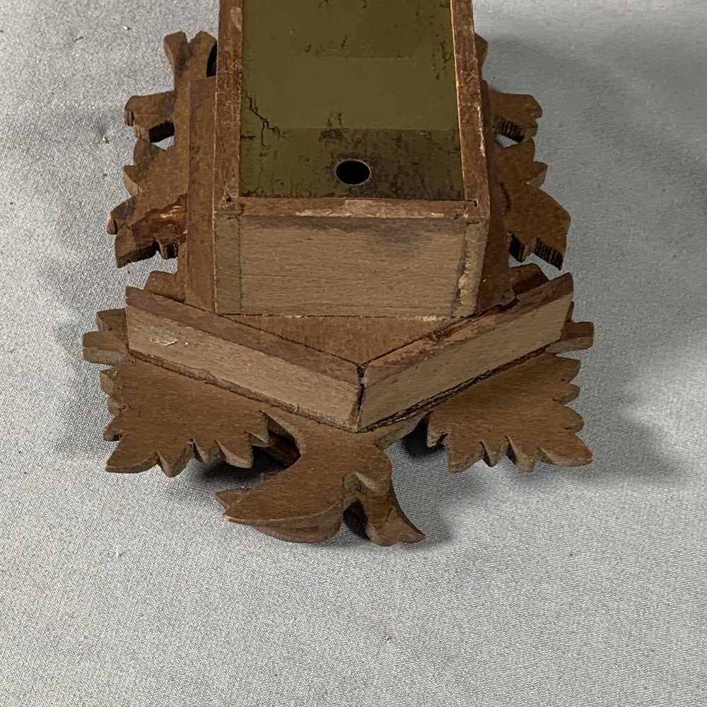 Vtg Gebr. Kuner Black Forest Clock Small Germany