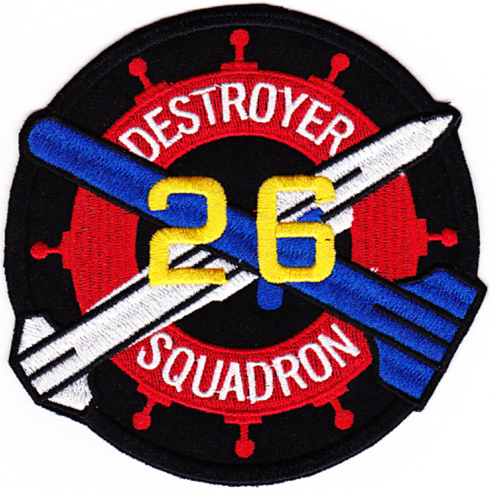 DESRON 26 Destroyer Squadron Patch - Version B