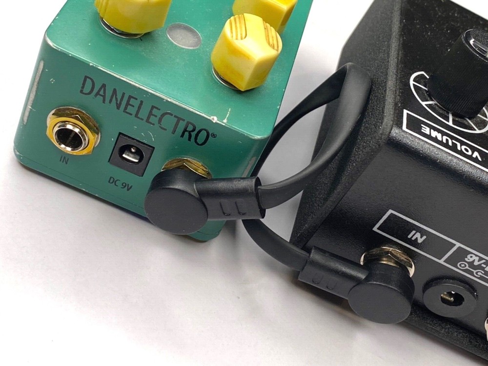 Kurrent Electric Flat Low Profile C Shape Guitar Effects Pedal Patch Cables