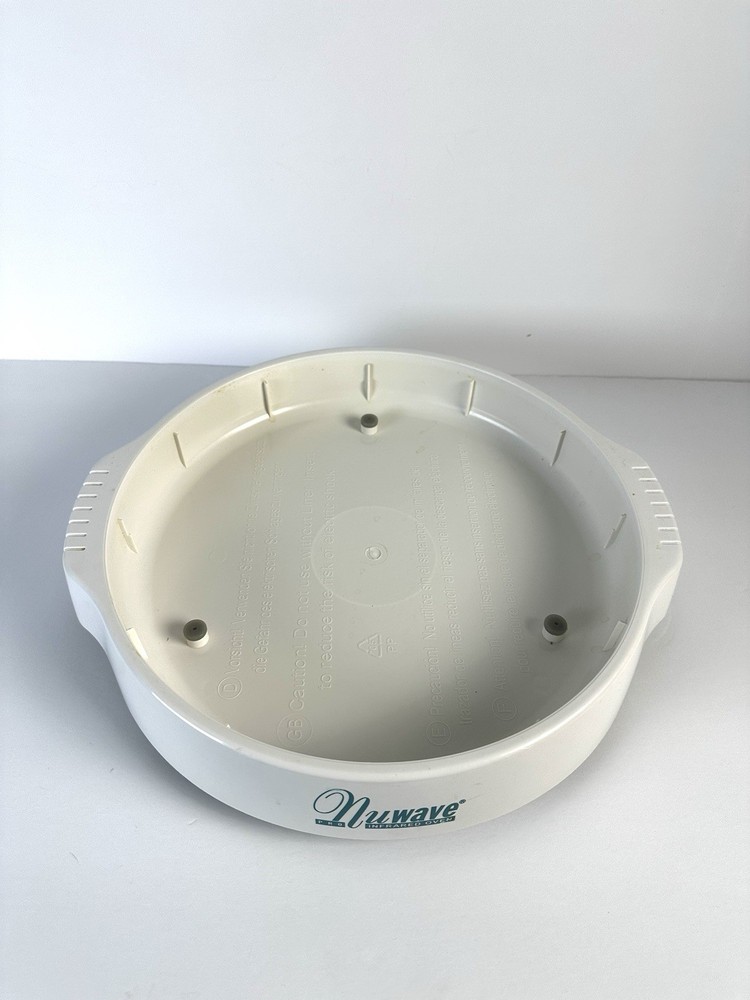NuWave Pro Plus Oven Replacement Part Bottom Base White Pan Only