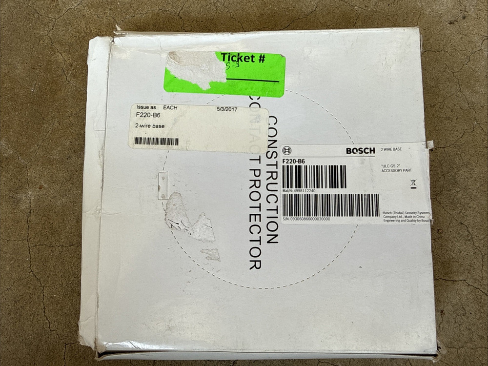 BOSCH F220-B6  2-Wire Base