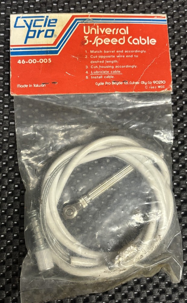 NOS Cycle Pro Universal 3-Speed Cable