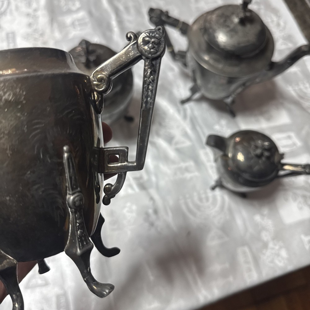 Meriden B. Company tea set 1877