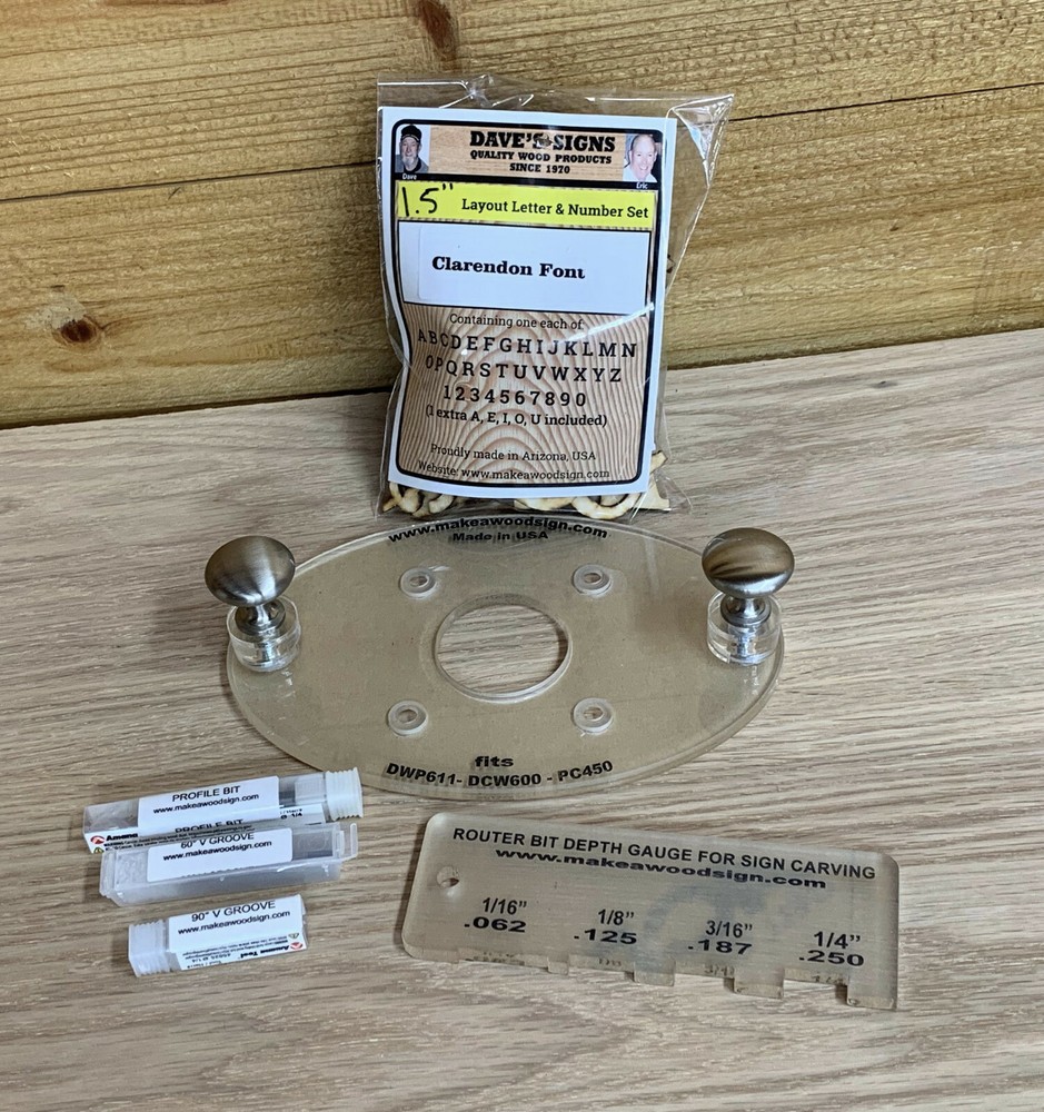 Sign Carving Beginner Kit (Small)