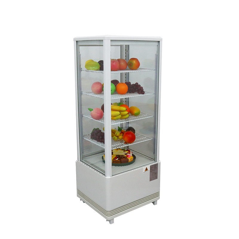 Vertical Refrigerated Case Cake Display Case Bakery Showcase Automatic Defrost