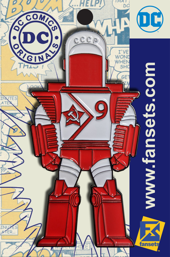 DC Comics Classic ROCKET RED Licensed FanSets Pin MicroJustice