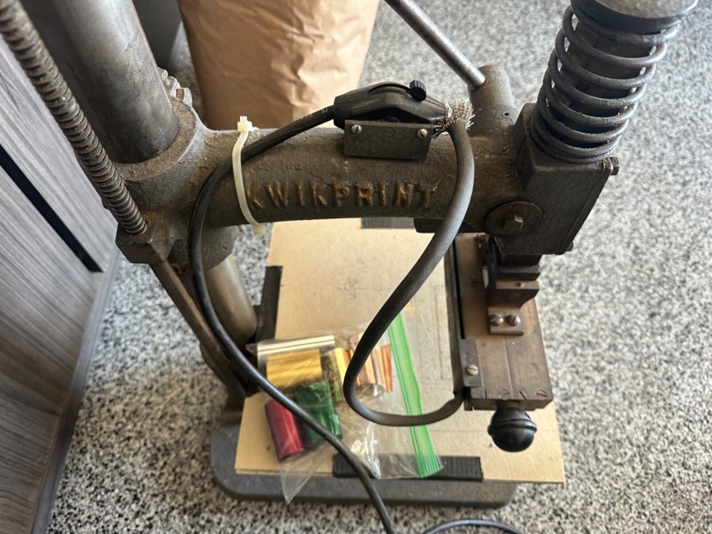 Kwikprint Hot Stamping Machine Model 86