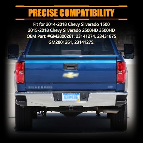 Left Tail Lights for 2014-2019 Chevy Silverado 1500 2500HD Left Driver Side