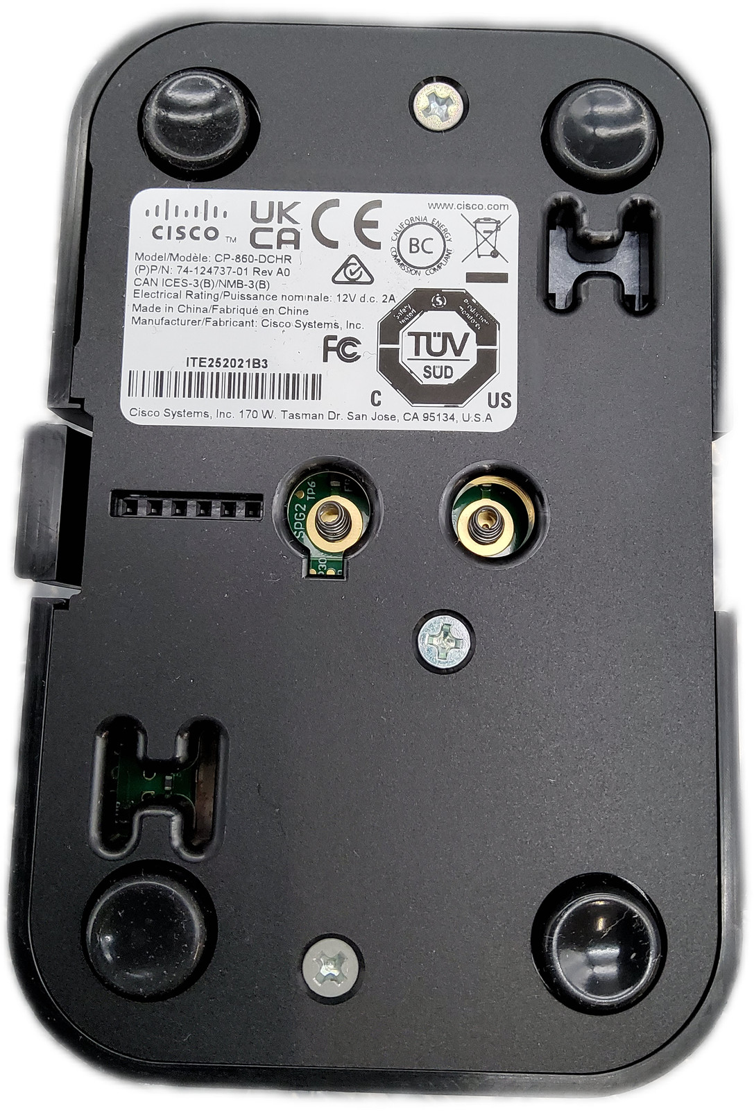 Cisco CP-860 VoIP Business Smartphone with Desktop Charger and PSU