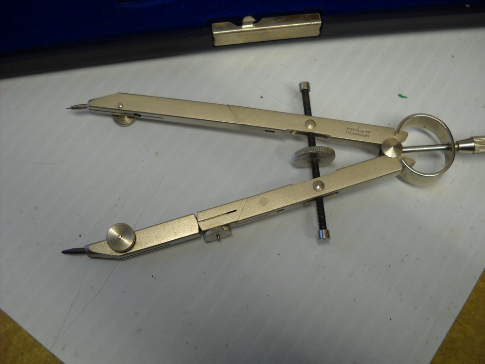 Alvin 795B Precision Drawing Drafting Instruments Set Germany in Case