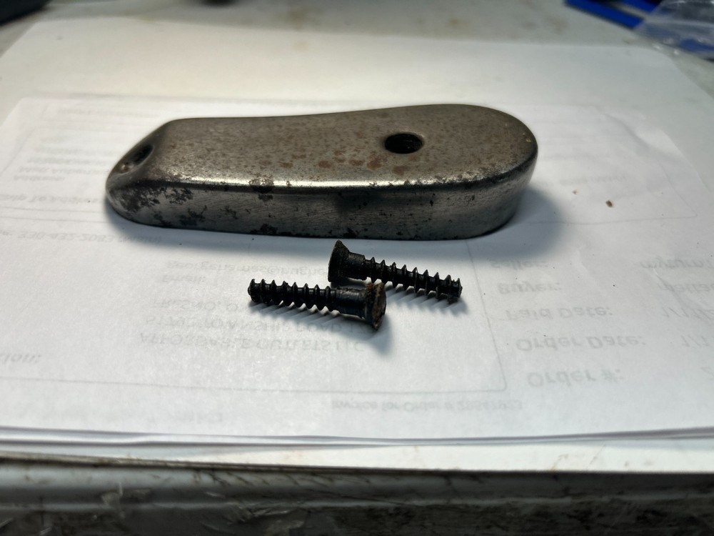 MAUSERM 48 BUTT PLATE AND SCREWS