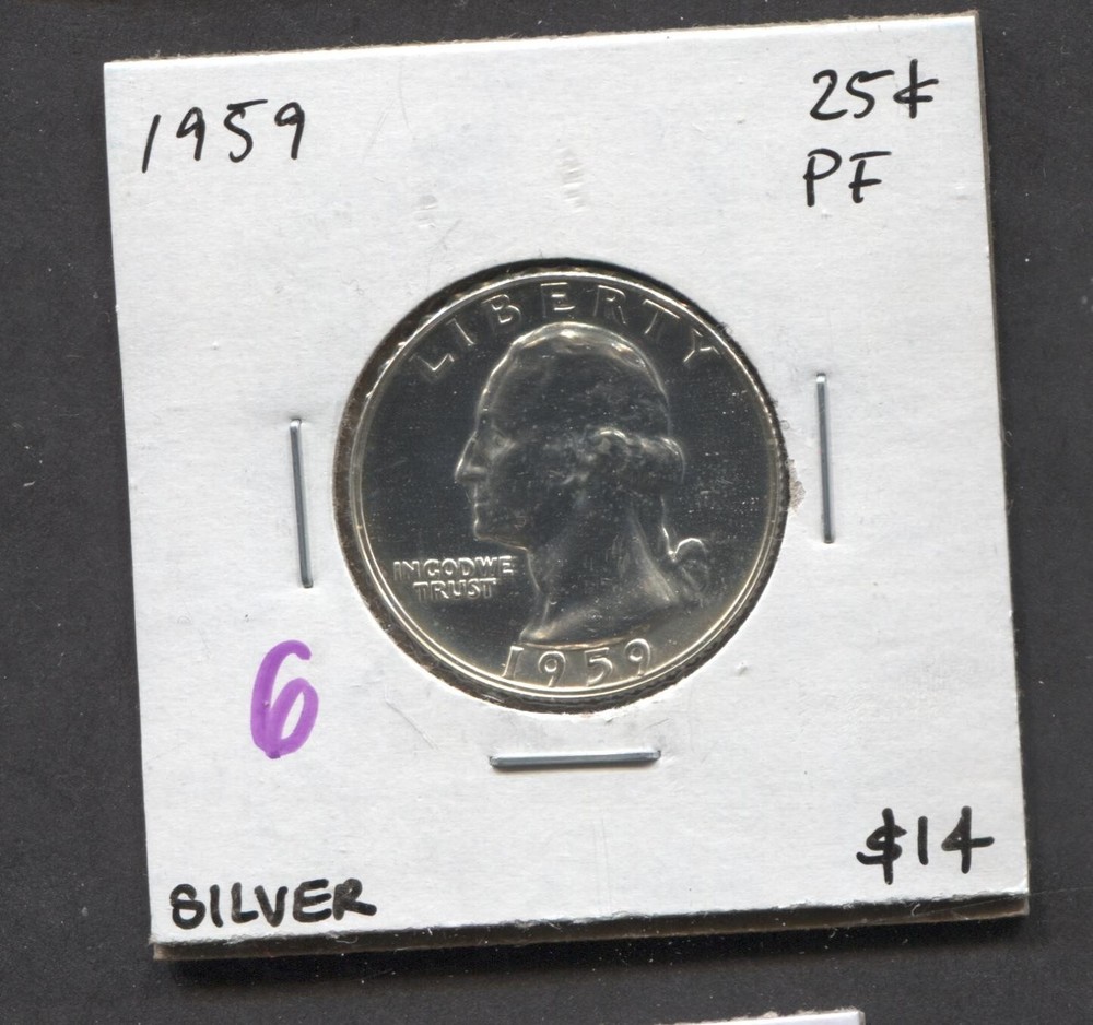 1959-Washington Quarter -PF