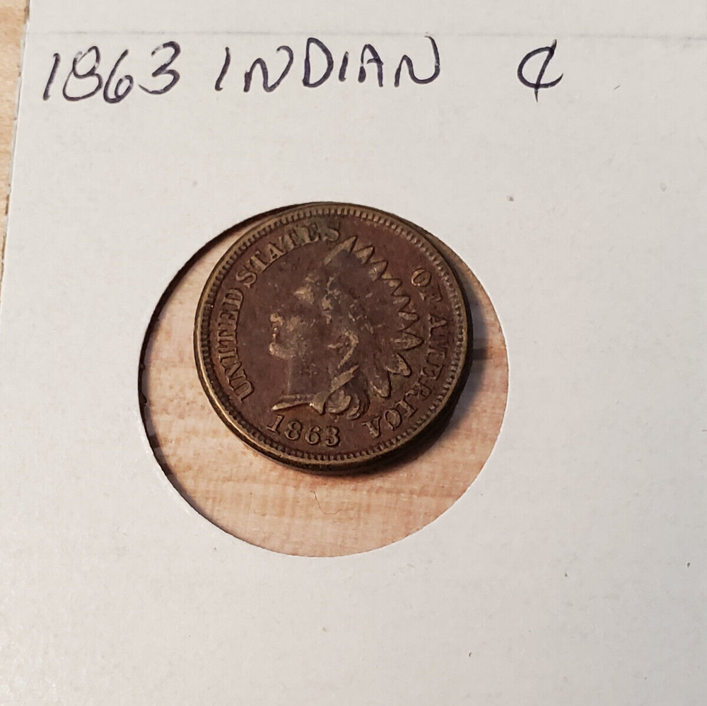 1863 Indian Head Cent