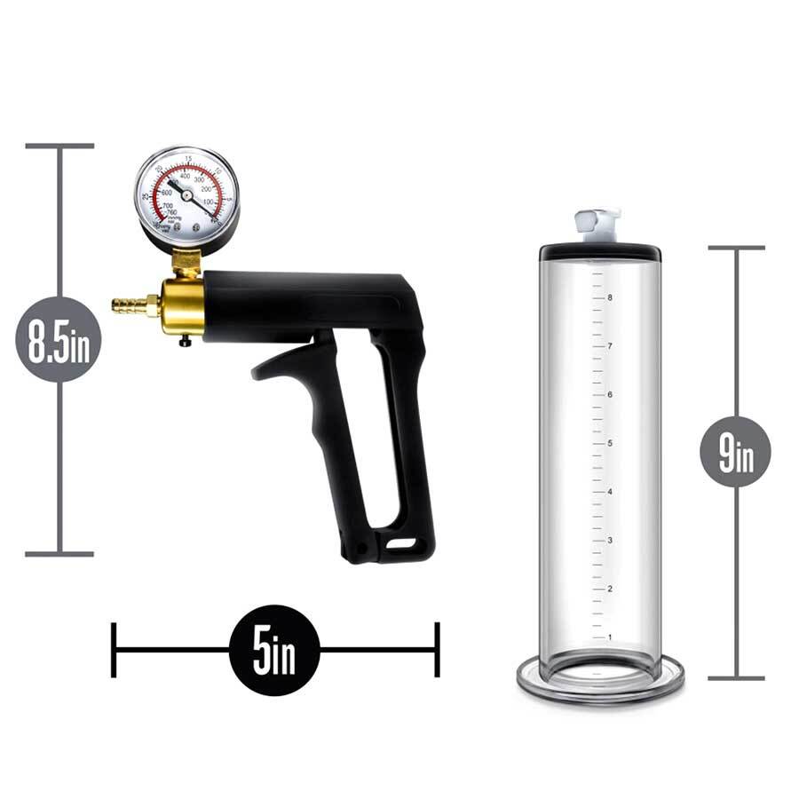 Penis Pump Vacuum Kit 9" & 12" ED Enlarger 1.75" - 3" Male Erectile Enhancement