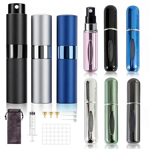 8Ml Atomizer Perfume Travel Size Spray Bottle Empty Refillable (3 Pcs) 5Ml