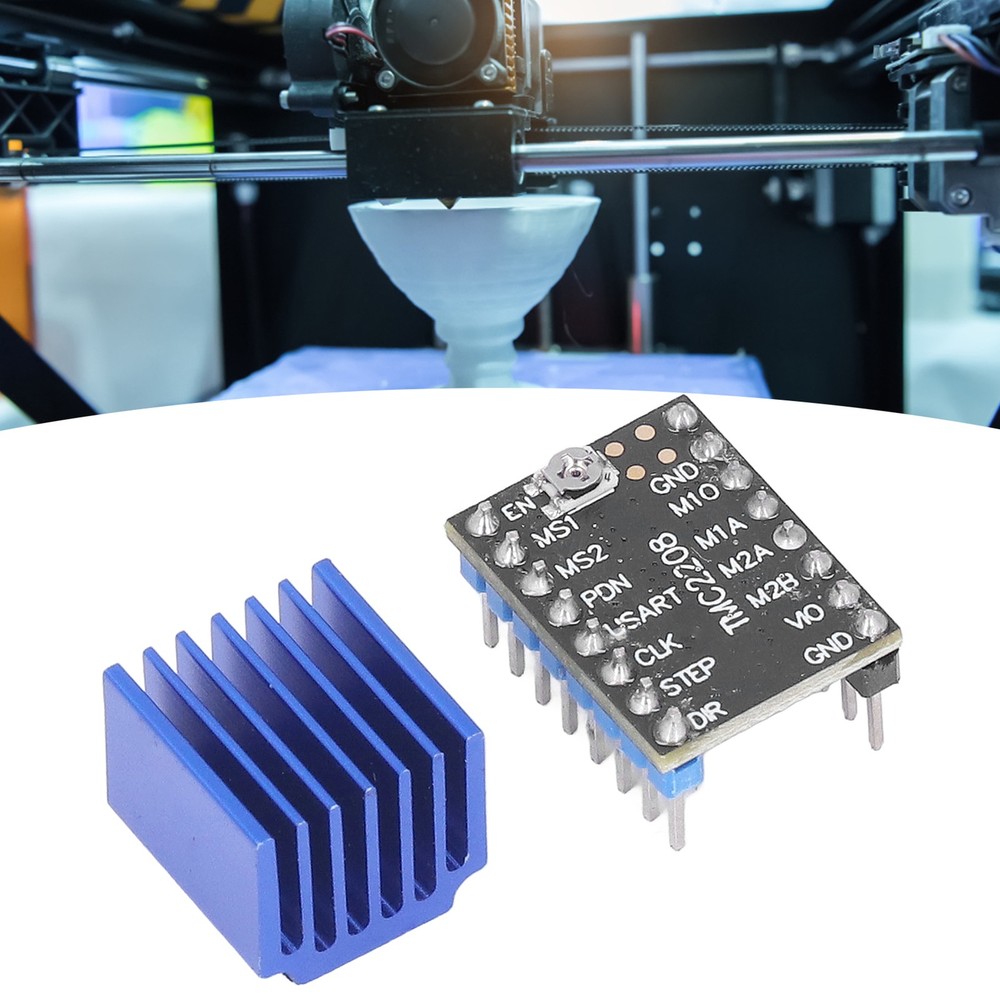 TMC2208 Driver Chip Ultra Quiet Stepper Motor Driver 3D Printer Controller Hot