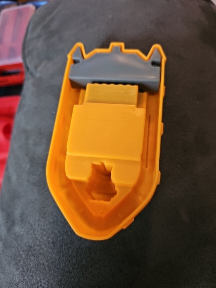 Black And Orange Plastic Boat