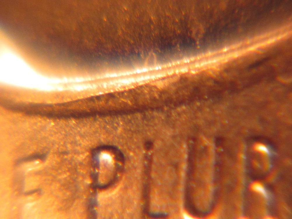 2016 D Lincoln Penny with Reverse Die Crack Error