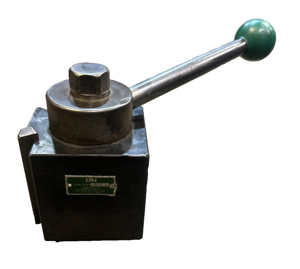 DTM USA TP100A Wedge Type Quick Change Tool Post Compatible W/ Aloris CA Holders