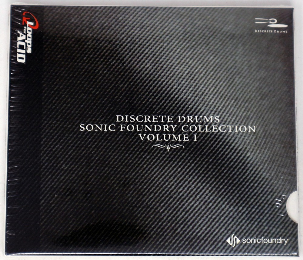 Sonic Foundry Discrete Drums 1 Loops For Acid Sample/Sound Library/Sampling CD