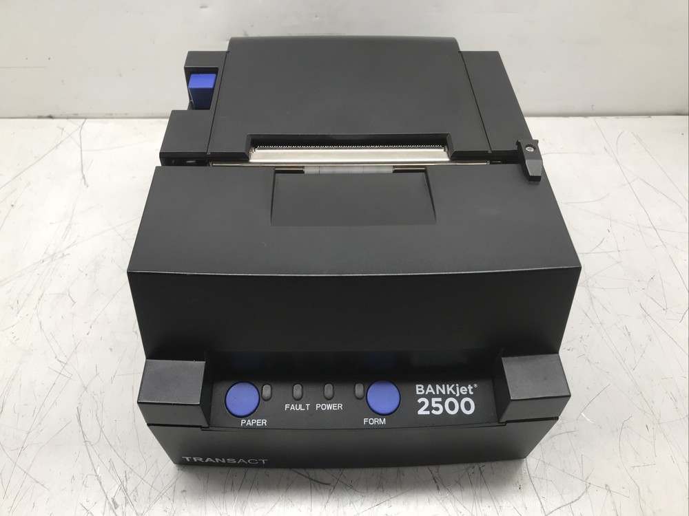 TransAct BANKjet 2500 Inkjet Teller Receipt Validation Printer USB WORKING