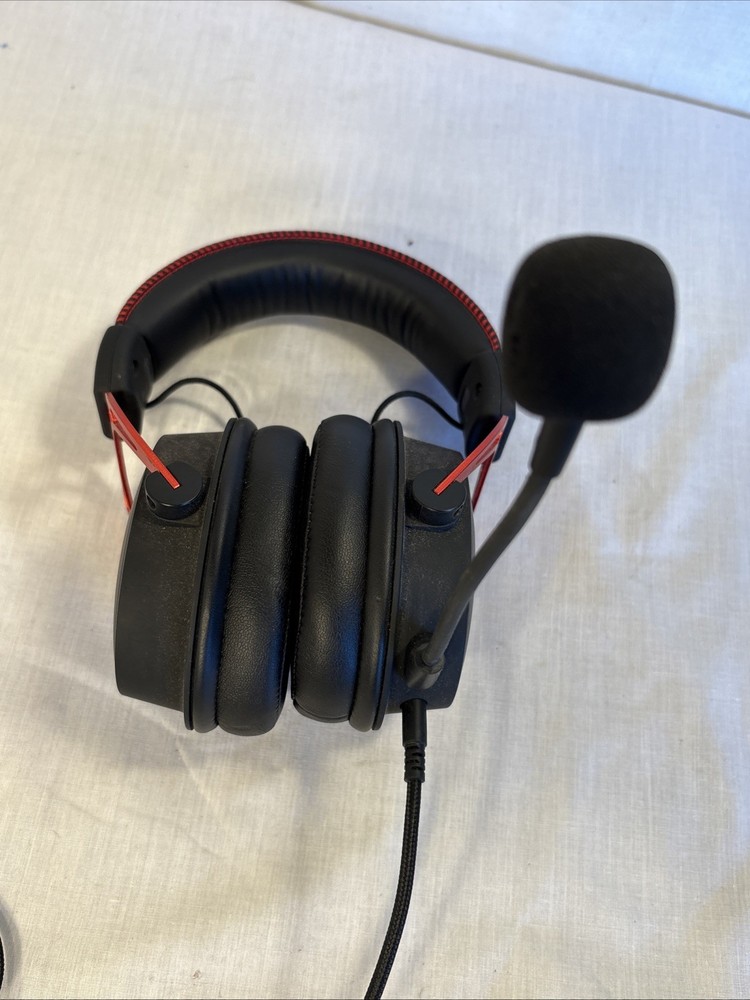 HyperX Cloud Alpha Red Over the Ear Pro Gaming Headset HX-HSCA-RD