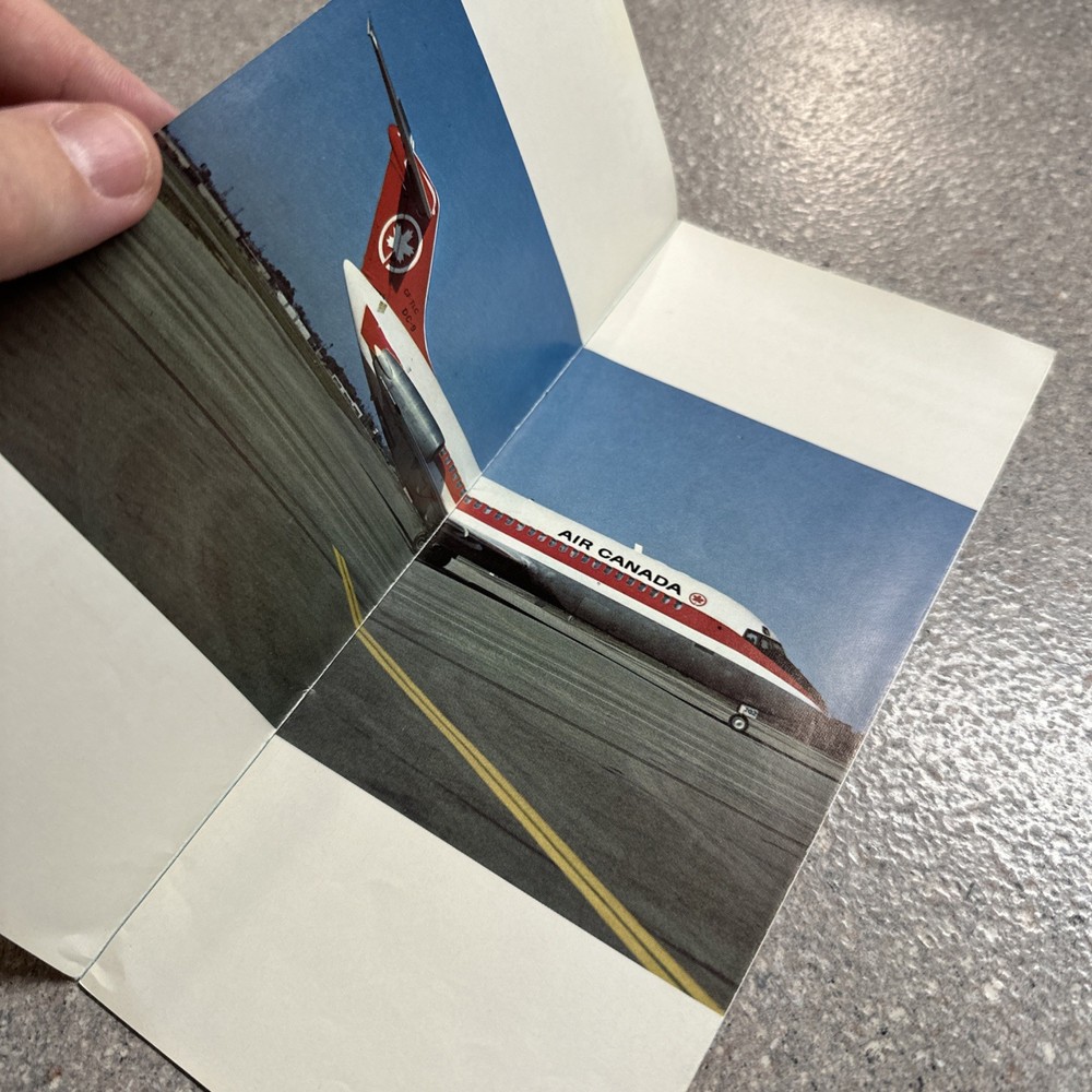 Air Canada DC-9 1967 Leaflet Brochure