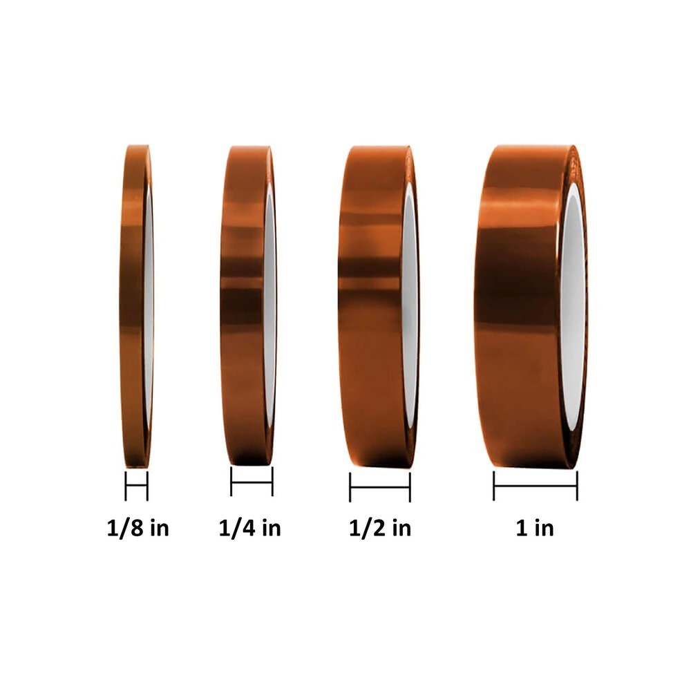 ProSub High Temperature Heat Resistant Tape Multi Size - 4 Pack
