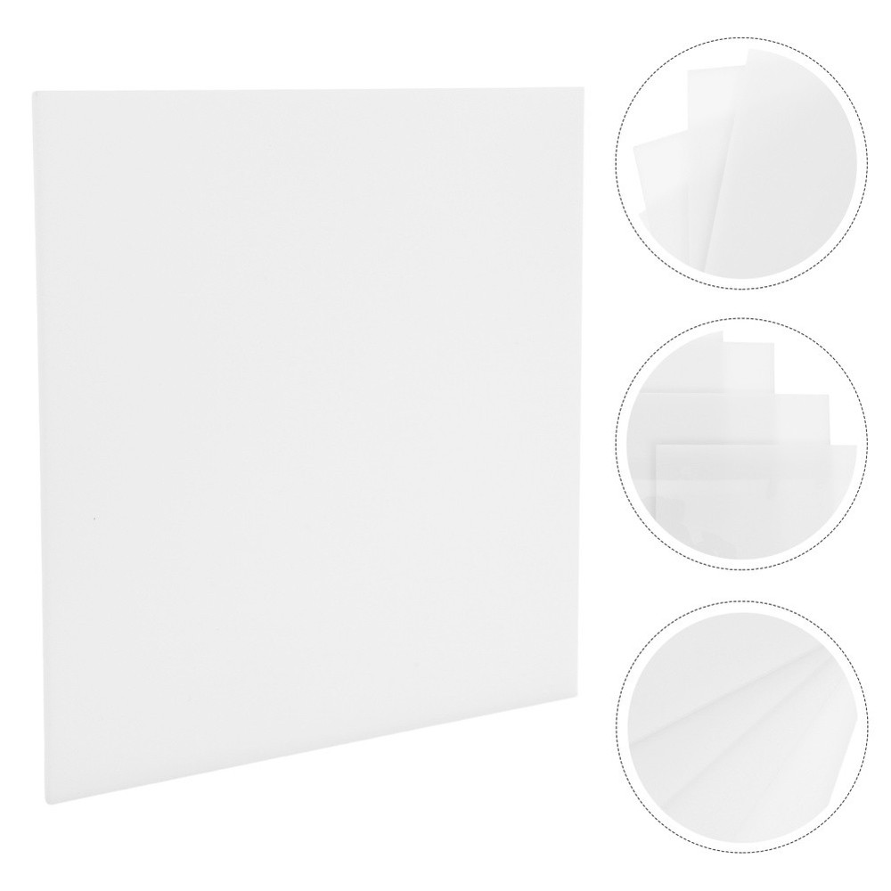 4 Pcs Light Diffusion Panel Led Covers for Ceiling Lights Acrylic Diffuser
