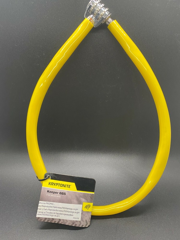 Kryptonite Keeper 665 Bike Lock Combo Safe Light Small 65cm x 6mm