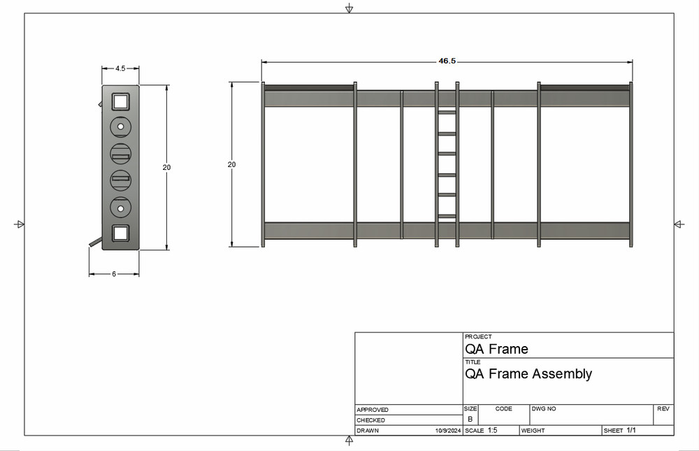 Skid Steer quick attach frame for Xsystem attachments.