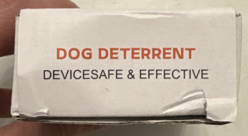 Ultrasonic Hand Held Dog Deterrent Device