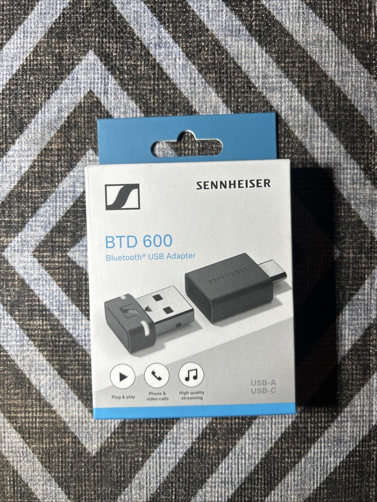 Sennheiser BTD 600 Bluetooth USB Adapter USB A USB C Dongle NEW