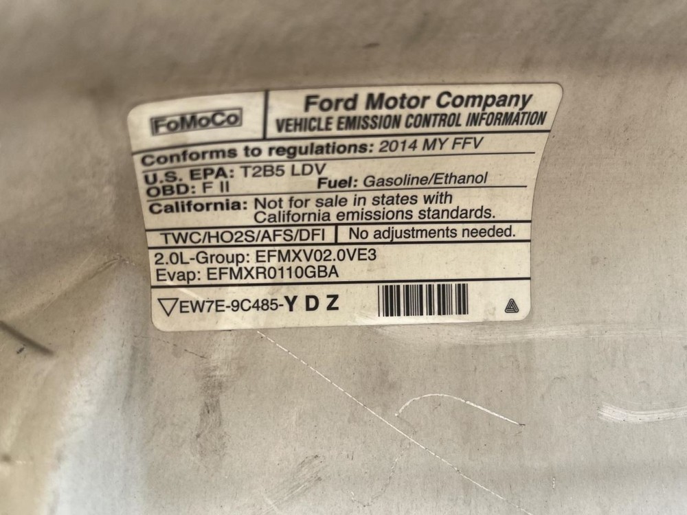 Sun Visor Left Driver Electric EV Fits 13-18 FOCUS 976671