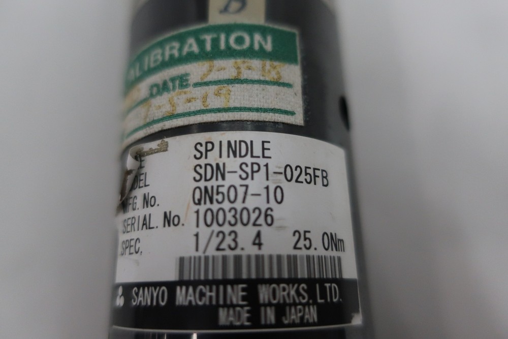 Sanyo SDN-SP1-025FB Nutrunner 25nm