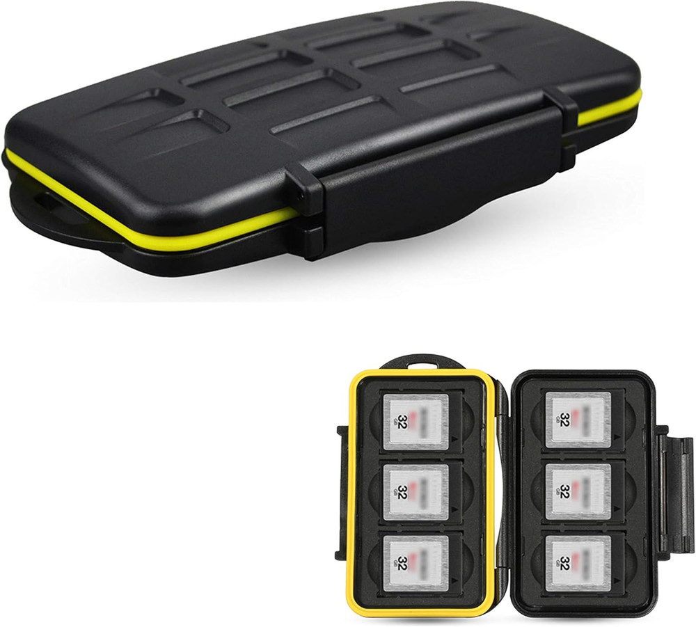 Deluxe 6 Slots Cfexpress XQD Memory Card Case Carrying Holder Storage Container