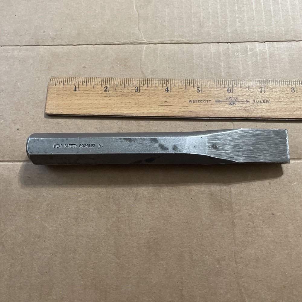 Wilde Tool CC3232MP 1"X 7-5/8” Long Cold Chisel MADE IN USA