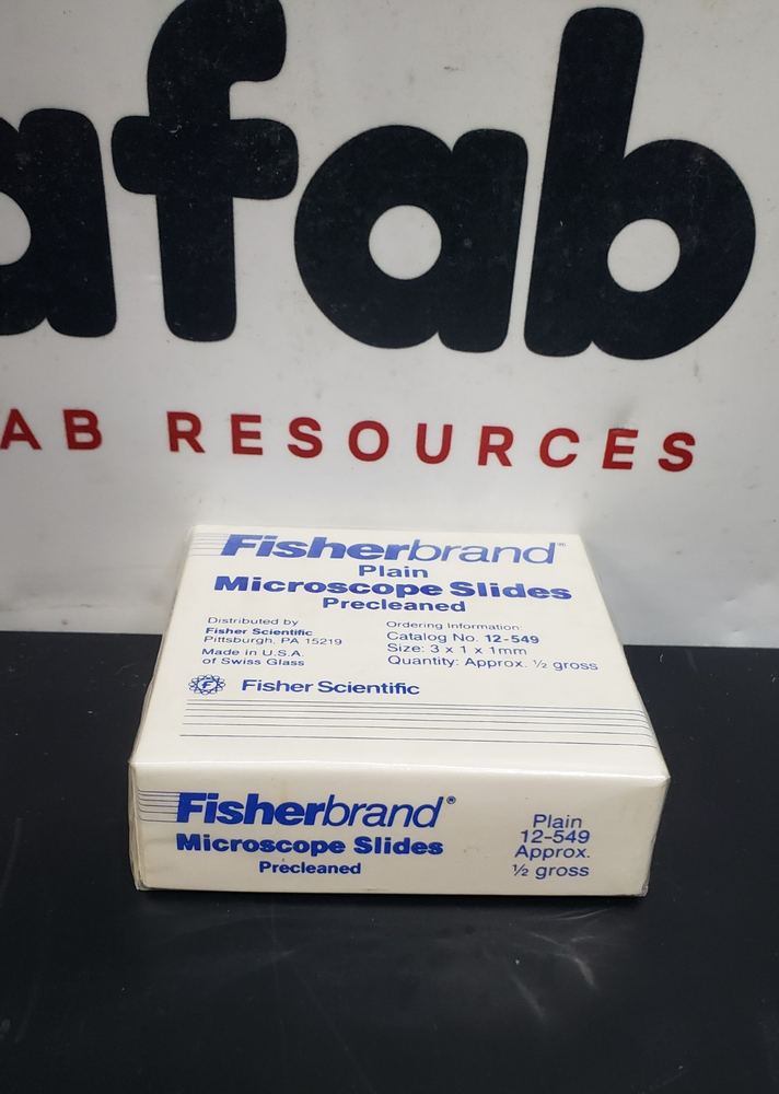 Fisherbrand 12-549 Plain Microscope Slides