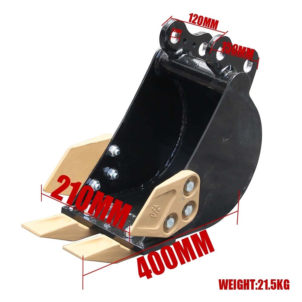 Narrow Trenching Bucket 200mm Attachment For Mini excavators Digger US Stock