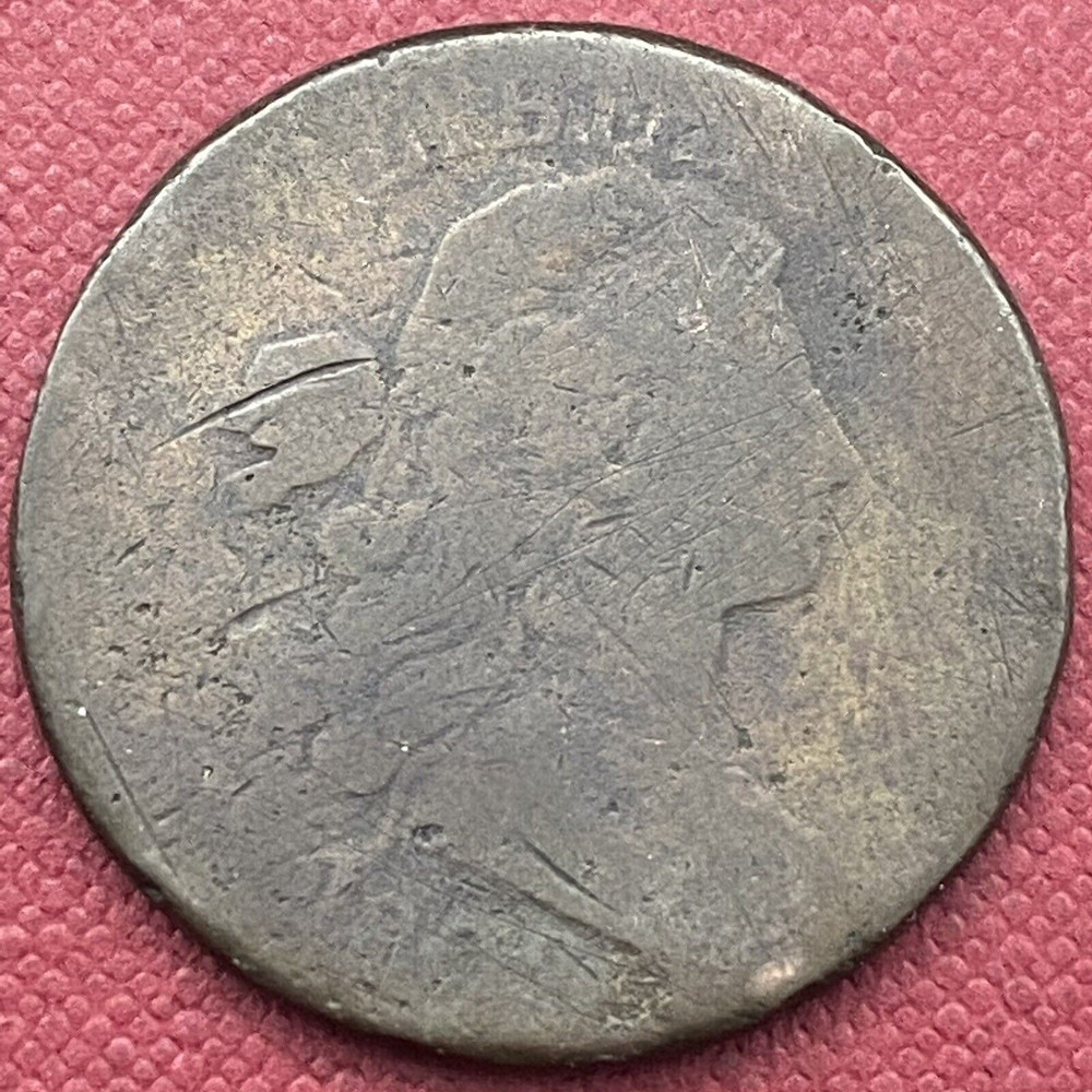 1802 Draped Bust Large Cent 1c Circulated #54420