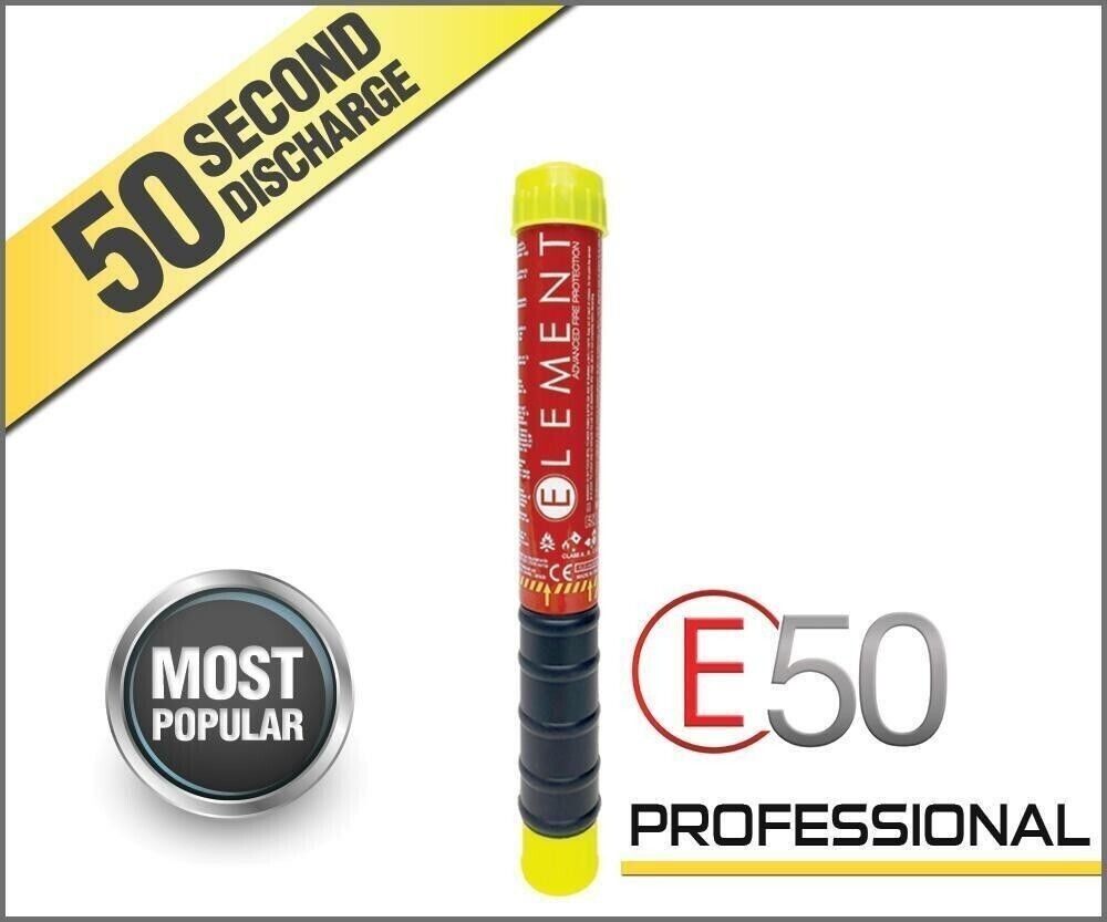 Element E50 40050 50 Second Fire Extinguisher & Tactical Roll Cage Molle Mount