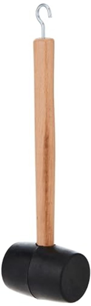 Tent Peg Mallet with Durable Rubber Head and Tent Stake Puller for Camping,