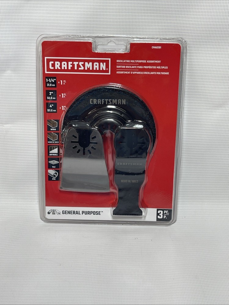 CRAFTSMAN Oscillating Multipurpose Assortment CMA0201 New