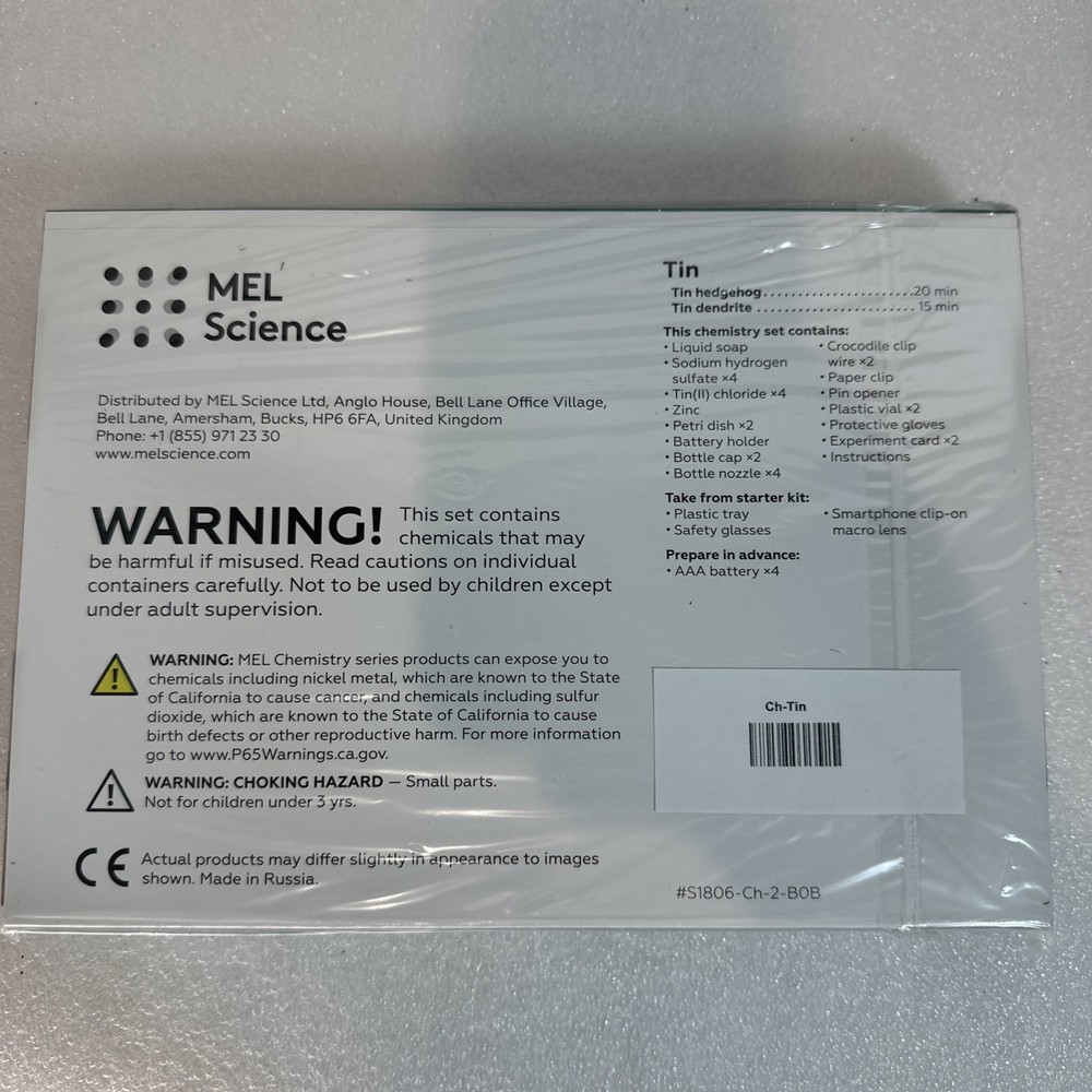MEL Chemistry Starter Kit w/ 2 Sealed Experiments and VR Headset Science **READ*