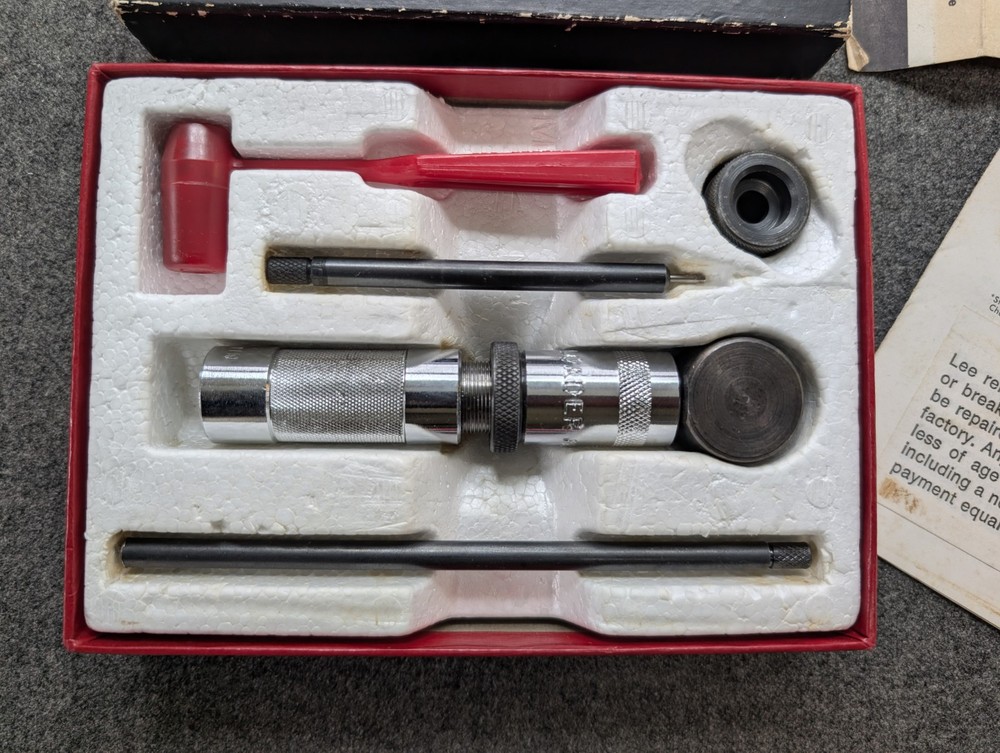 Lee Loader .243 Winchester Complete Hand Reloading Tool 1977 Vintage Mint