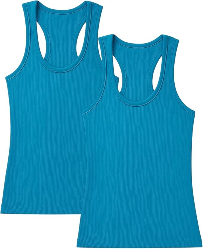 Pajama R Us Women's 2-Pack Racer Back Tank Tops Size S M L XL XXL