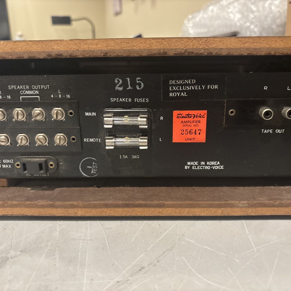ELECTRO-VOICE ROYAL 100A Amplifier