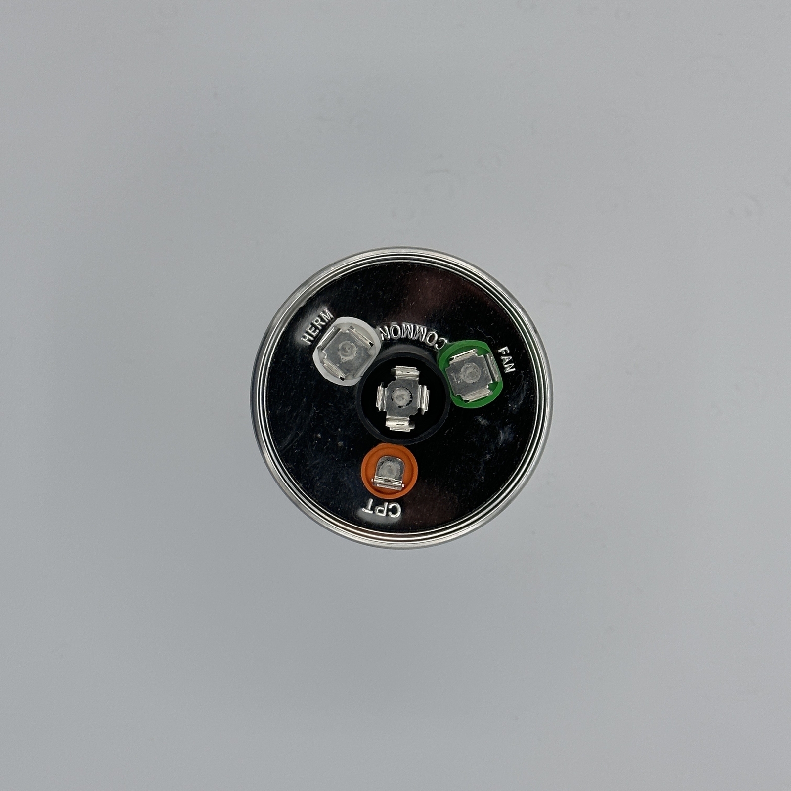 AmRad Round Run Capacitor 45/5 MFD 370/440 VAC USA2236